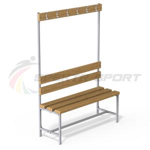 Купить Скамейка с вешалкой для раздевалок (разборная) 1600 мм в Кувшинове 